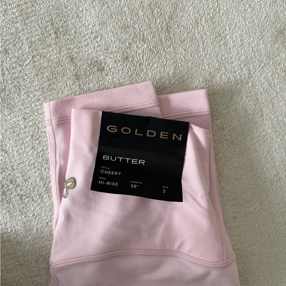 Aritzia Pink High-Rise Leggings